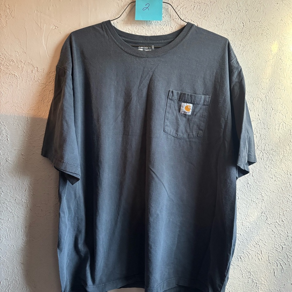 Carhartt heavyweight blue pocket T-shirt 3XL
